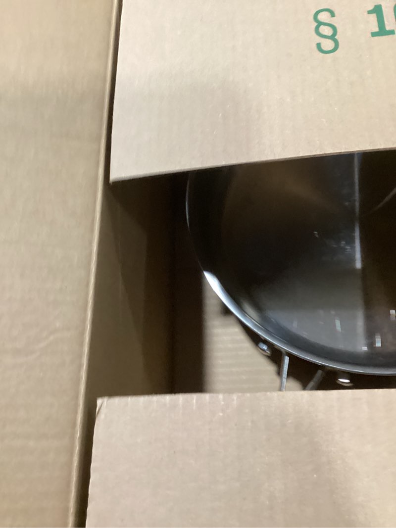 Condition photo showing As Is for stainless steel frying pan with 5-ply stainless steel professional cookware durable versatile even heating dishwasher safe(10inch)