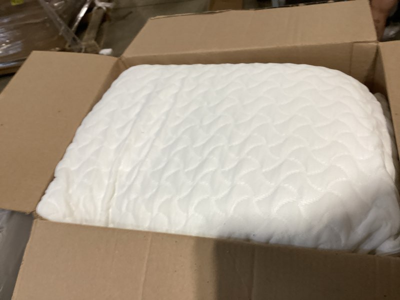Condition photo showing As Is for beckham hotel collection bed pillows standard/queen size set of 2 - original soft down alternative pillow for sleeping - soft support for back, stomach or side sleepers queen / standard white