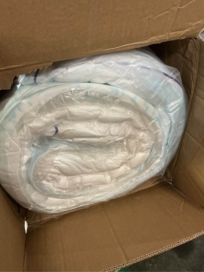 Condition photo showing Good Condition for premium dual layer 4 inch memory foam mattress topper, 2 inch gel memory foam and 2 inch pillow top mattress pad cover for back pain, extra thick comfort support?king 78"x80"? white king