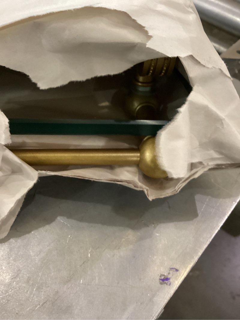 Allied brass mounting plate to wall