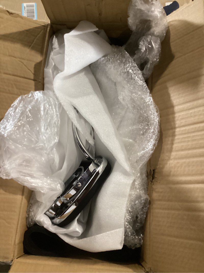 Condition photo showing Good Condition for chrome passenger armrests with cup holder adjustable fit for goldwing gl1800 1800p 1800hp 2001–2017 motorcycle rear seat accessories