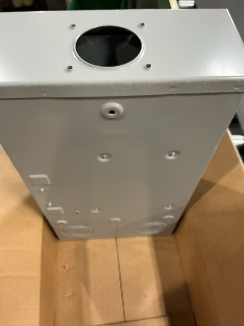Condition photo showing New/Like New for siemens w0404mb1200ct 200 amp outdoor trailer panel, gray