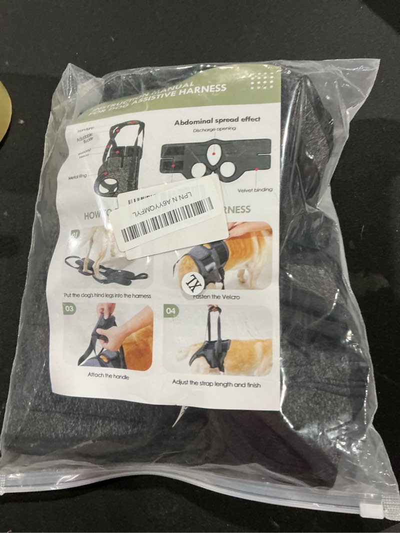 Condition photo showing Good Condition for Lqyom Dog Sling for Large Dogs Hind Leg Support, Adjustable Soft Padded Harness for Weak, Injured, o