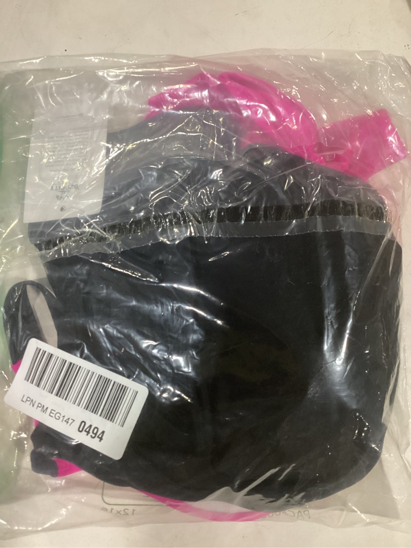 Condition photo showing Good Condition for B2prity Women's One Piece Swimsuit Tummy Control Slimming Bathing Suit V Neck Swim Suit Color Block Tie Side Swimwear Hot Pink,black Medium