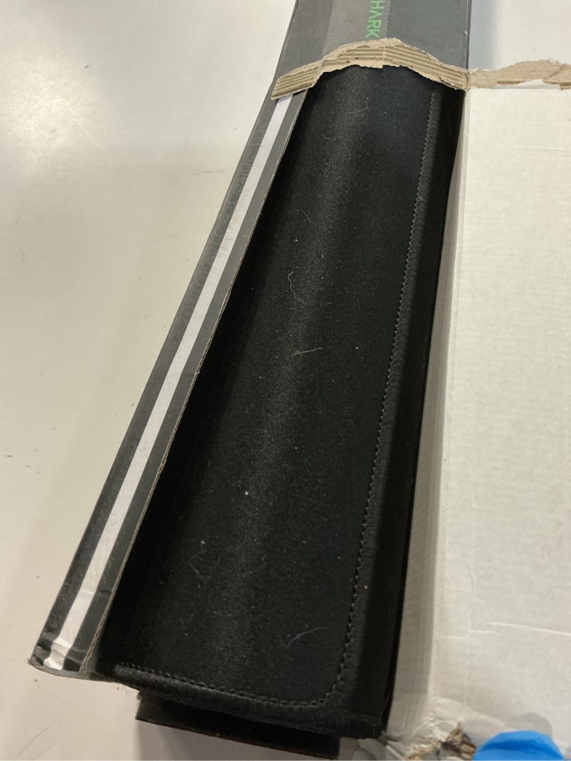 Condition photo showing As Is for Black Shark Gaming Mouse Pad Desk Mat 47.2” x 23.6”, Oversized Large Mouse Pad, Non-Slip Mousepad, Super-Thick with Special-Textured Surface, Anti-Fray Stitched Edges, Desk Pad Manta P4 Black(47.2" x 23.6")