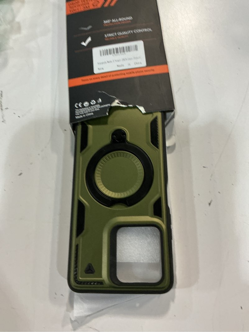 Condition photo showing Good Condition for for Motorola Moto G Power 2025 Case Magnetic Compatible with MagSafe,with 2 Screen Protector,with Kickstand Phone Heavy Duty Protection Military Grade Rugged Shockproof Scratch Resistant Green for Motorola Moto G Power 2025 Green