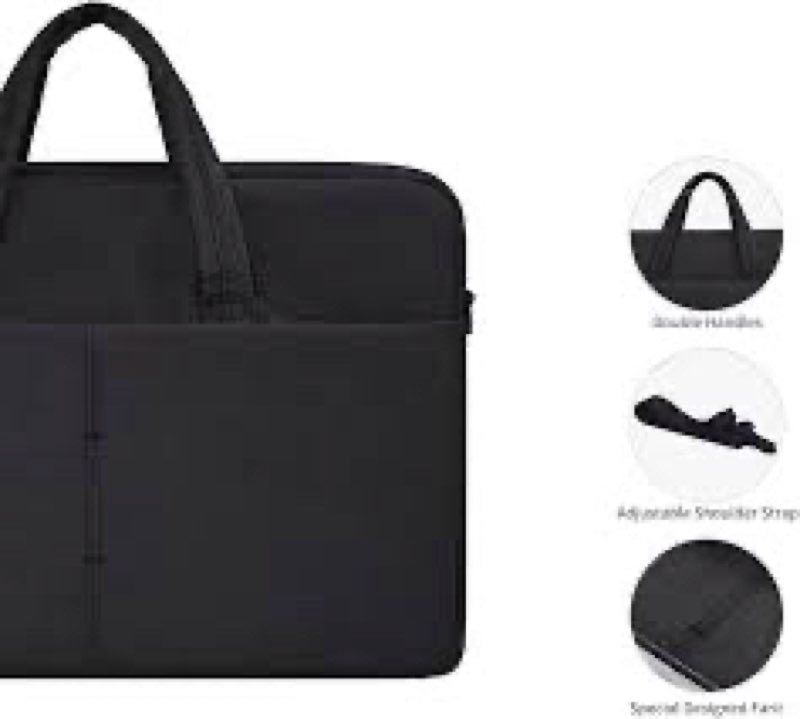 HESTECH 16-17.3 inch Laptop Bag with Shoulder Strap and Handle Compatible for HP 17.3" Pavilion,Leno