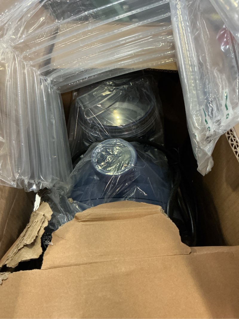 Condition photo showing Good Condition for luxblue 1.5hp in/above ground pool pump | powerful self-priming pool pumps | max 6060gph, 52ft head lift for energy efficient water circulation & filtration, includes 1.25"/1.5"/2" hose connectors dark blue