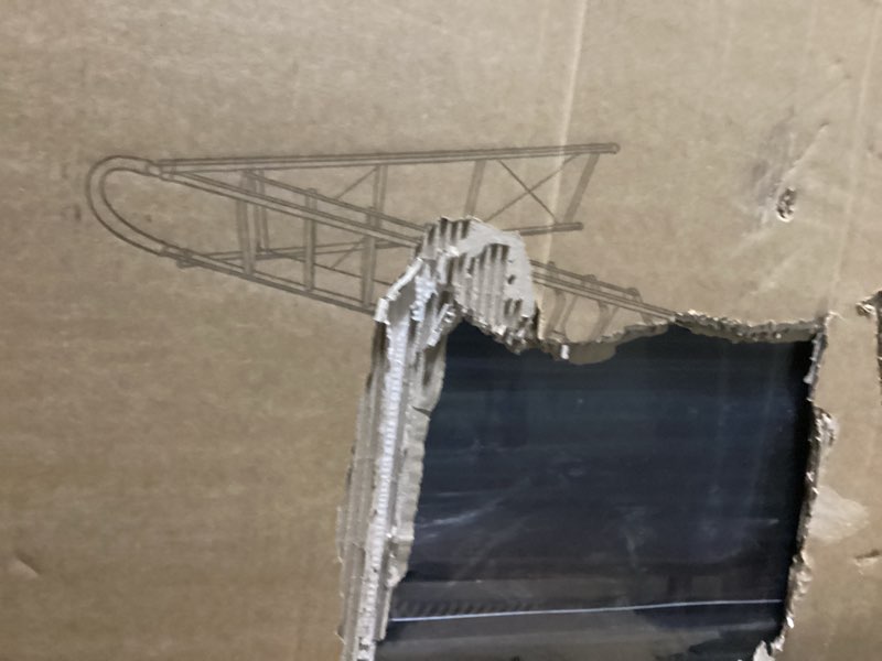 Condition photo showing New/Like New for 9 Step Ladder with Handrailsfor 12 Feet High Ceiling, Folding Step Stool with Anti-Slip Wide Pedal for Home Kitchen Pantry Office, Black