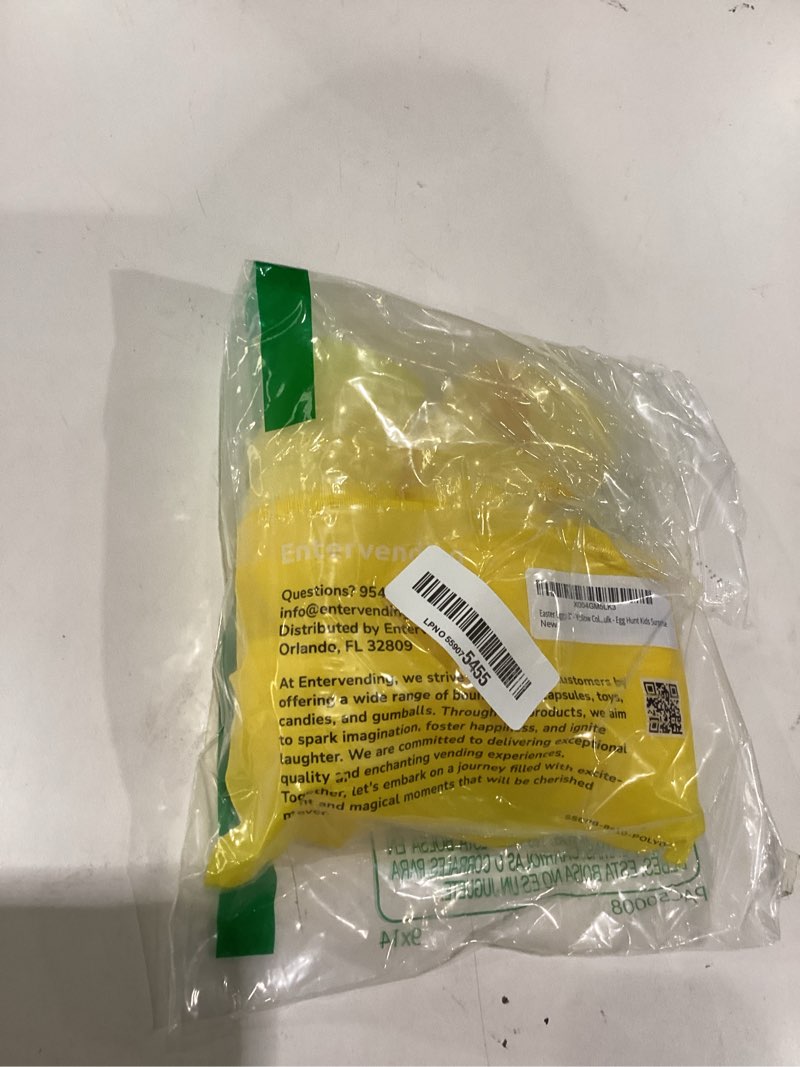 Condition photo showing Good Condition for entervending easter eggs 3” - bright fillable easter eggs – 12 pcs - easter basket stuffers - empty large enough to hold toy and candy - plastic easter egg filler bulk - egg hunt kids surprise yellow