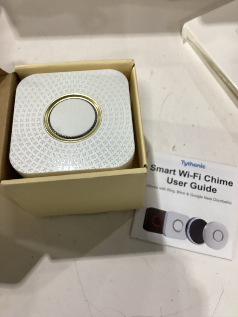 Condition photo showing Good Condition for smart wireless doorbell chime for google nest & blink & ring doorbell, no wiring needed, whole-home range, 5 volumes, 32 chimes, easy app setup white
