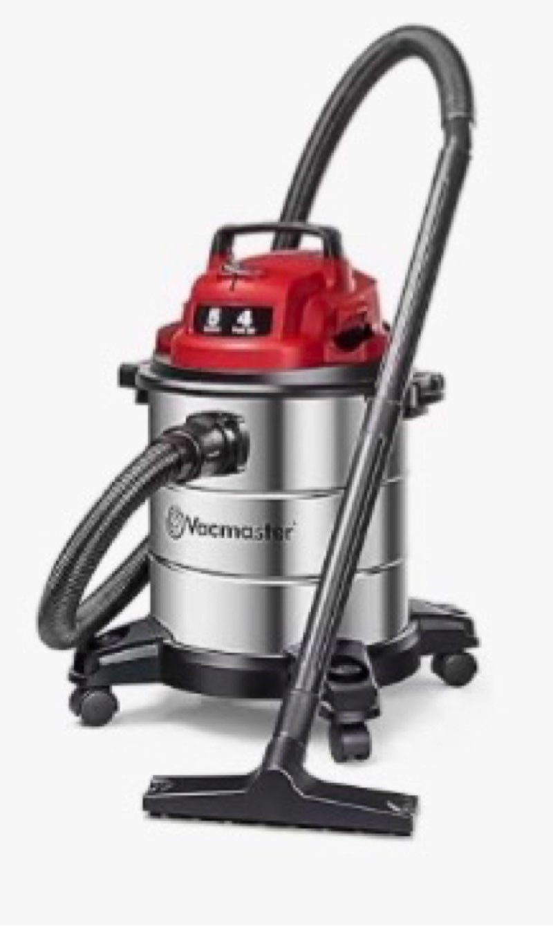 vacmaster 5-gallon* 4 peak hp stainless steel wet/dry vacuum – voc508s 1101