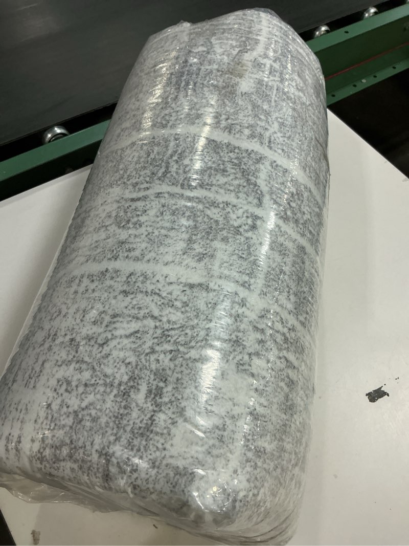 Condition photo showing Good Condition for Vamcheer Modern Area Rug 5x7 - Upgraded 10mm Thick Sponge for Exceptional Comfort, Abstract Area Rug for Living Room/Bedroom/Office, Non-Shedding & Easy to Clean, Grey Striped 5X7FT Grey