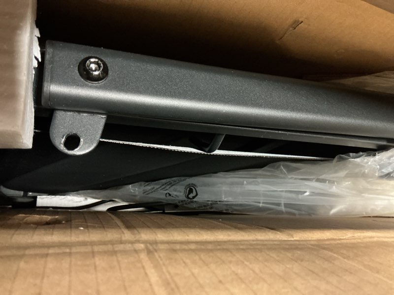 Condition photo showing As Is for Electric Walking Pad Treadmill with Adjustable Incline and Handle Bar, 3.5HP Small PortableTreadmills for Home Office Small, 4 in 1 Folding Foldable Treadmill with Handles, 0.6-7.6MPH, 350LBS