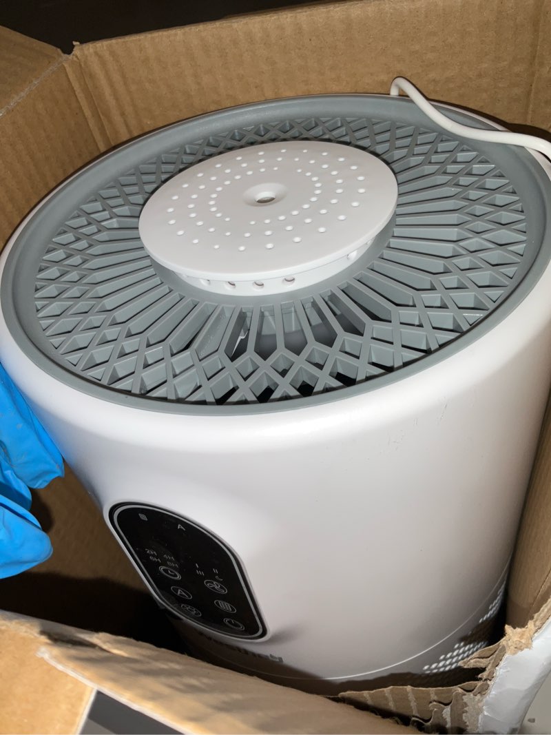 Condition photo showing Good Condition for Air Purifiers for Home Large Room up to 1650 ft², WESTHEY H13 True HEPA Air Purifier for Bedroom with Night Light, Air Quality Monitor, Fragrance Sponge, Air Cleaner for Wildfire Smoke Dander Dust White
