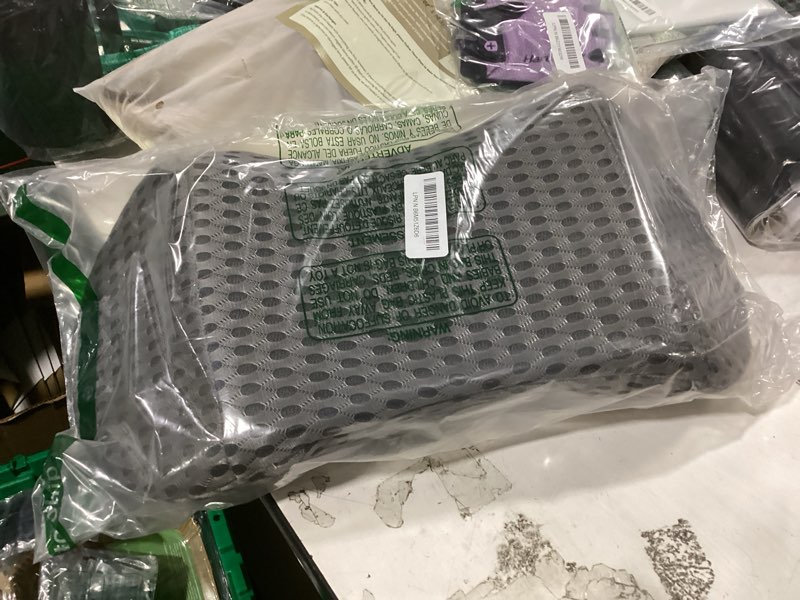Condition photo showing Good Condition for lumbar support pillow, back pillow for low back pain relief, ergonomic streamline car seat, office chair, recliner and bed (gray)