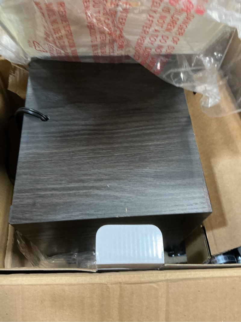 Condition photo showing Good Condition for column floor lamp – natural wood base&rice paper, japanese lamp?with square base for living room,office, kids room, reading, home decor, off white, 58"