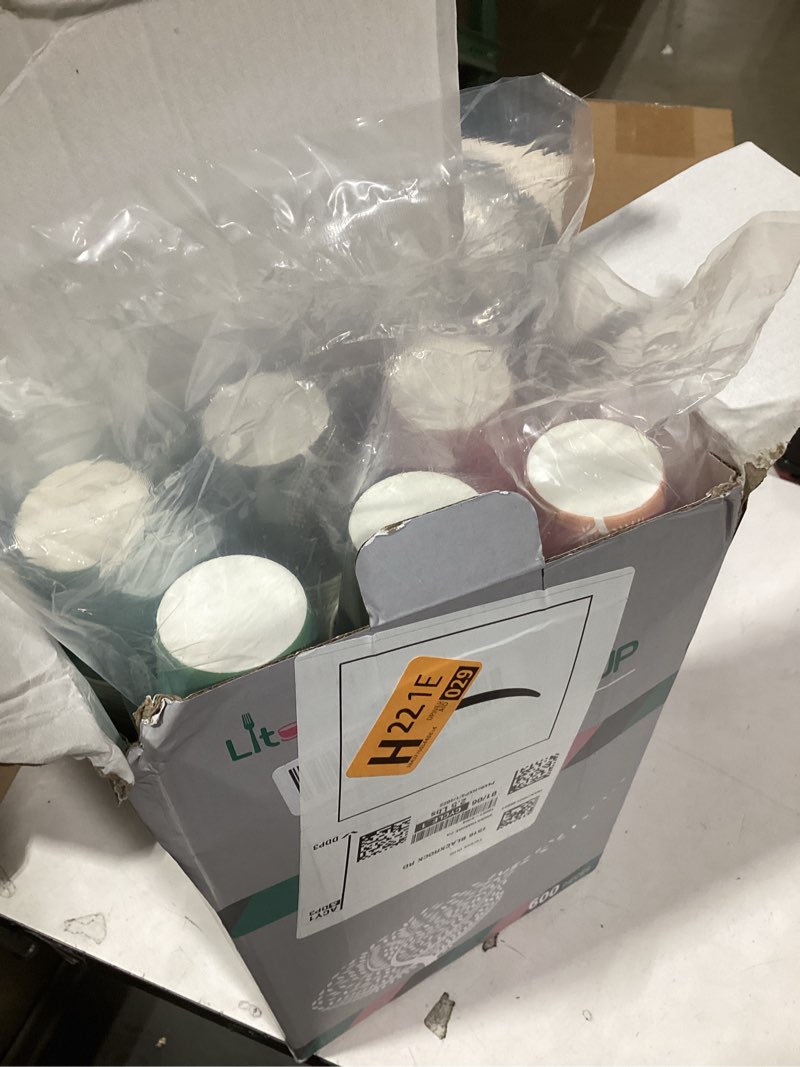 Condition photo showing New/Like New for LITOPAK 600 Pack 3 oz Disposable Bathroom Cups, Colorful Small Disposable Paper Cups for Parties, Picnics, Barbecues, Travel and Events 600pack Colour mixture