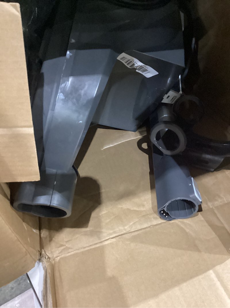 Condition photo showing As Is for kenmore dc5070 500 series bagless canister vacuum with hair eliminator brushroll?2-motor cyclonic technology, hepa filtration & 24' auto cord rewind for pet, carpets, hard floors, stairs, white hair eliminator bagless canister