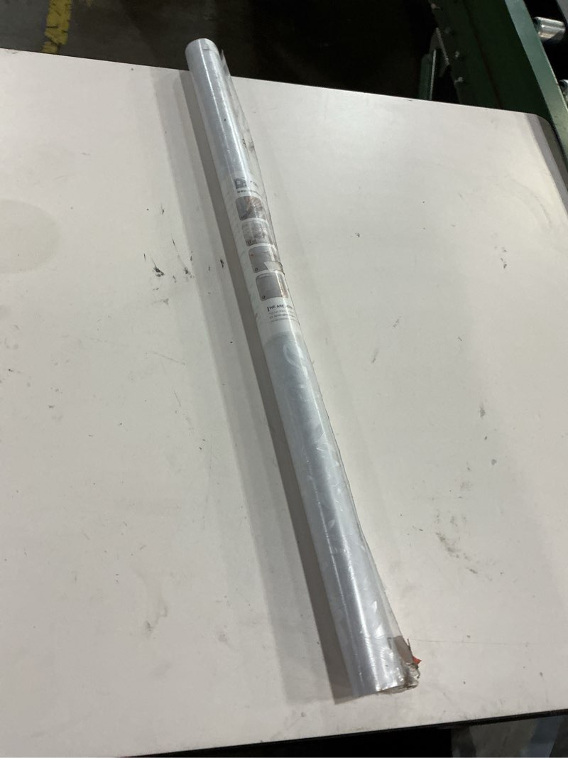 Condition photo showing As Is for Rabbitgoo floral frosted window film cover (similar to stock photo)