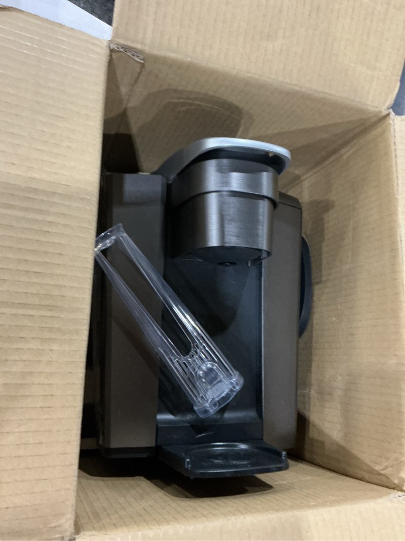 Condition photo showing Good Condition for Keurig K-Elite Single Serve K-Cup Pod Coffee Maker, with Strength and Temperature Control, Iced Coffee Capability, 8 to 12oz Brew Size, Programmable, Brushed Slate