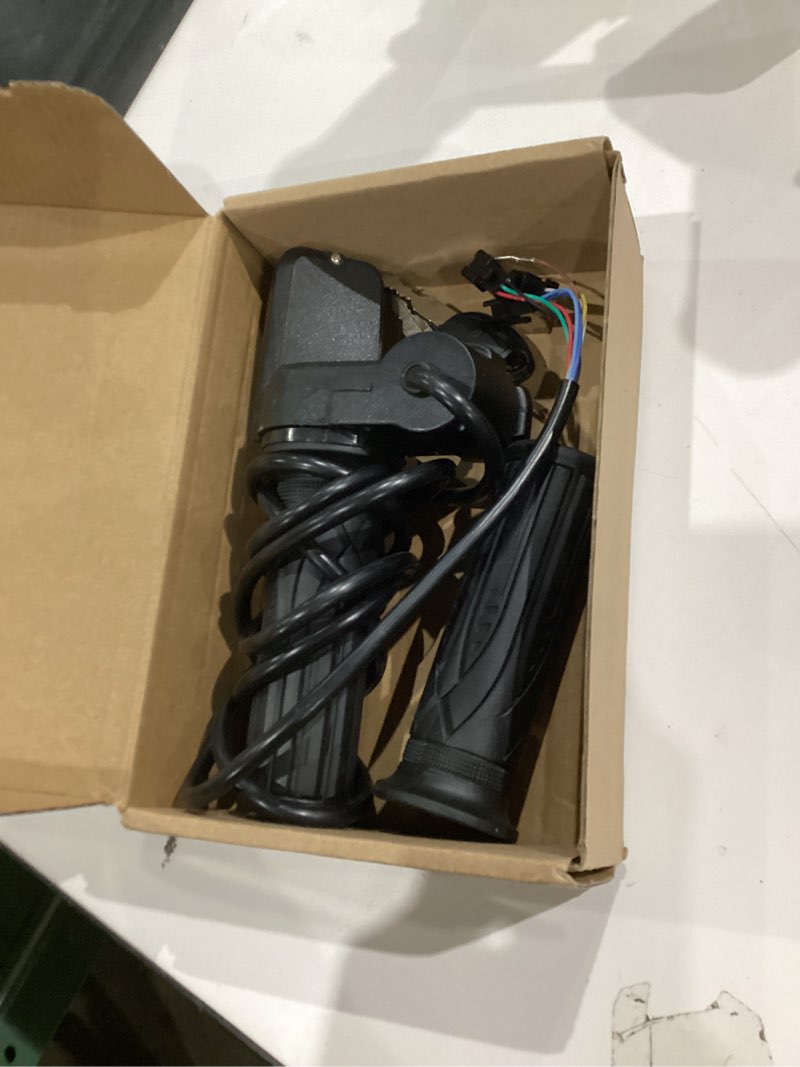 Condition photo showing item condition for Full Twist Throttle, 8 Pin EBike Throttle 36V/48/60V Universal with 3 Speed Adjustment, LCD Speed Display, Key Switch, Electric Scooter Twist Grip for E-Bike, Motorcycle