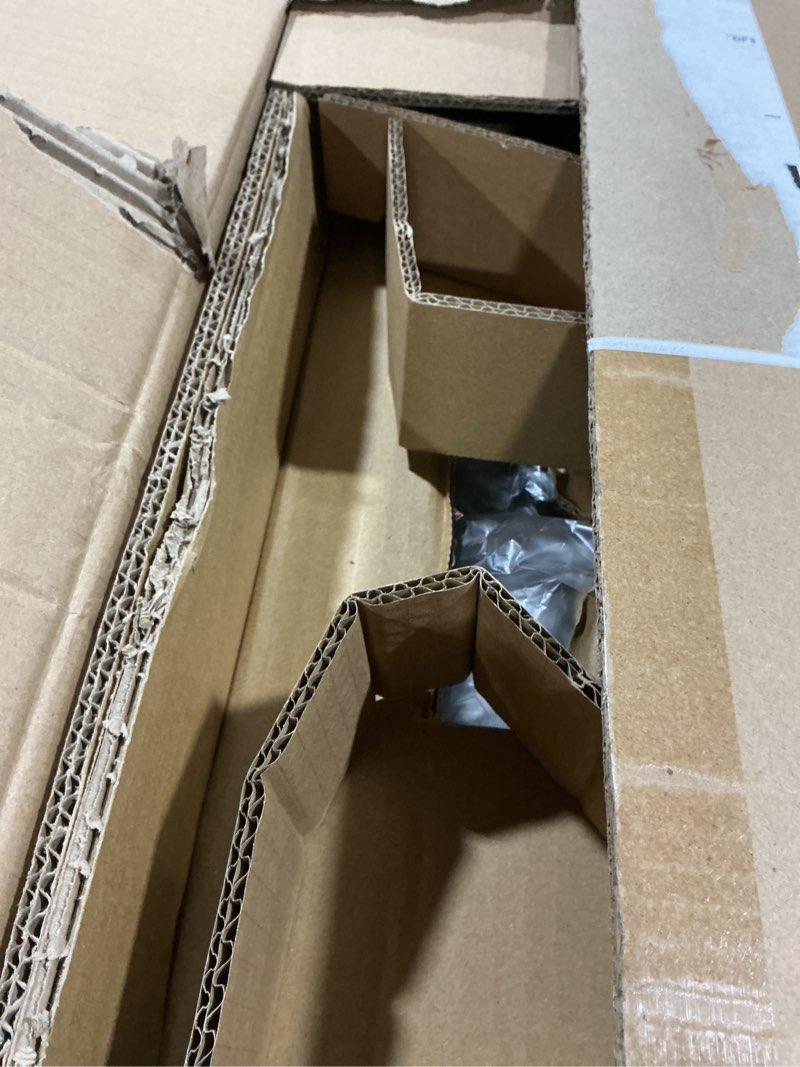 Condition photo showing As Is for ML Lighting | Leena Collection | 99801-VB | Indoor 1 Light Wall Sconce in Vintage Brass with White Fabric Shade | Elegant and Versatile Design for Any Bathroom Vintage Brass 1 Light Wall Sconce