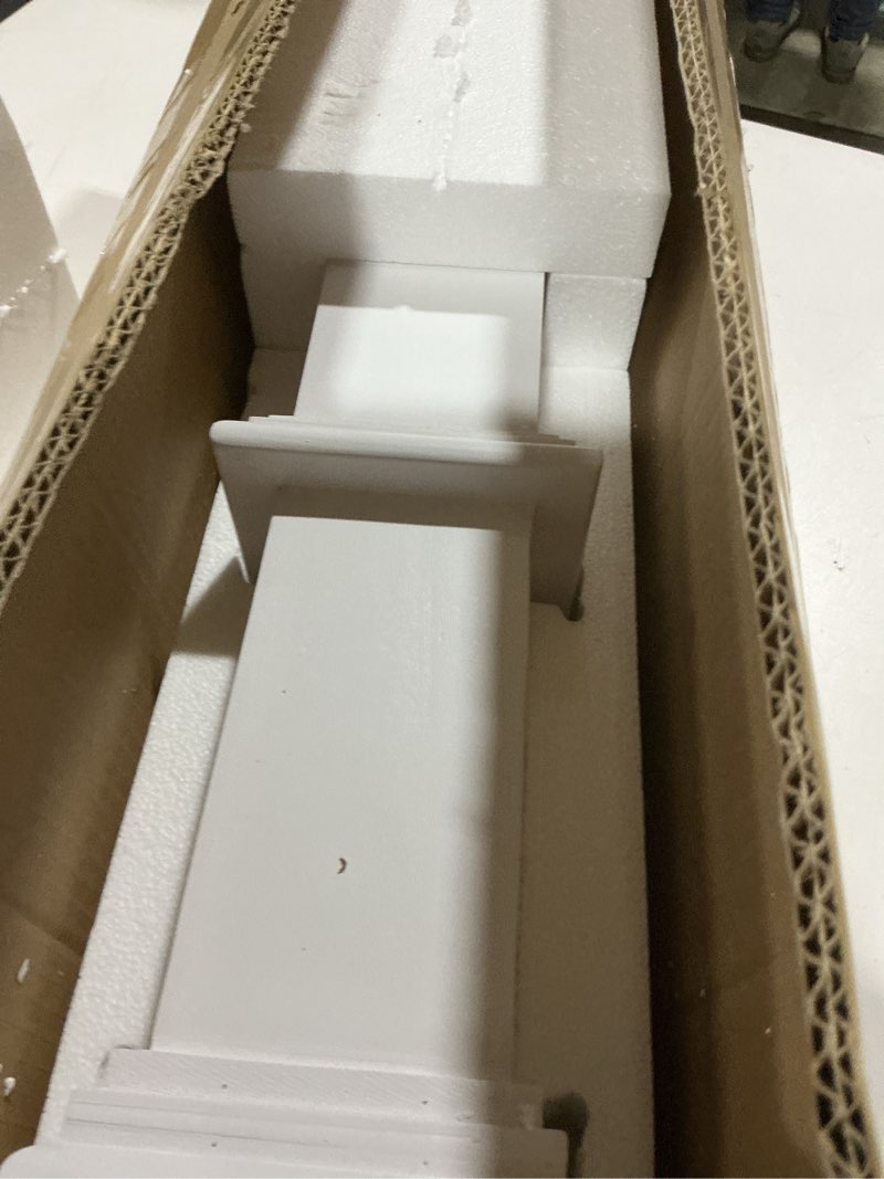 Condition photo showing Good Condition for croblissful 3.5" x 48" wood box newel stair newel post solid poplar notched interior railing stair post wood balusters for staircase handrails