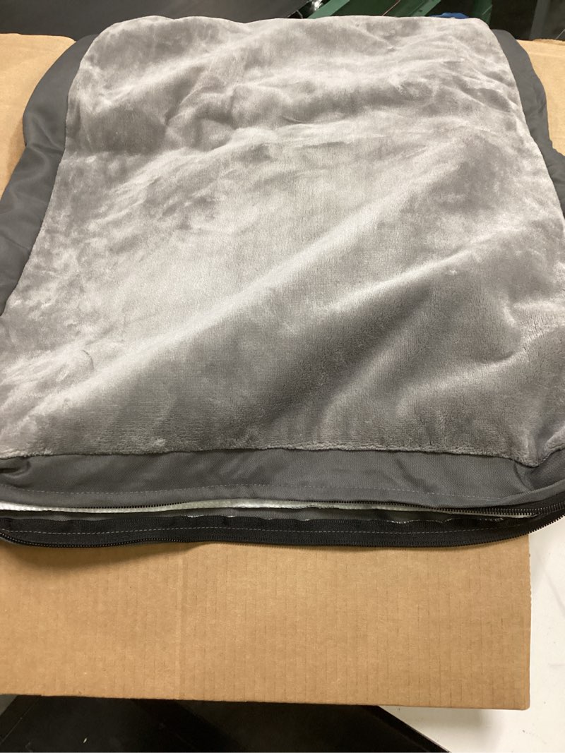 Condition photo showing Good Condition for vonabem waterproof outdoor dog bed large medium sized dogs, washable crate pad 35 inch, foam orthopedic pet beds with removable cover,durable anti-slip kennel pads 35"x22", gray l(35x22x3) grey
