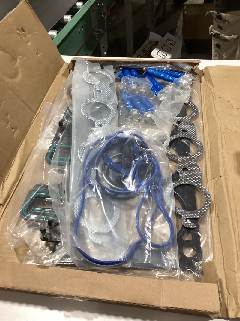 Condition photo showing Good Condition for cylinder head gasket set with bolts compatible with 2002-2011 buick, chevy silverado suburban tahoe, gmc sierra yukon cadillac 4.8l 5.3l v8 engine replace# es72173 with es72173 bolts