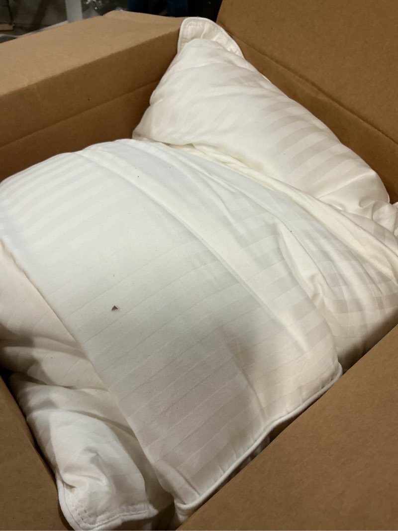 Condition photo showing Good Condition for Beckham Hotel Collection Queen Size White Pillow Protector with Zipper Set of 2 , Soft and Breathable Cotton Pillow Protector Covers Queen 4.0 set 0f 2 