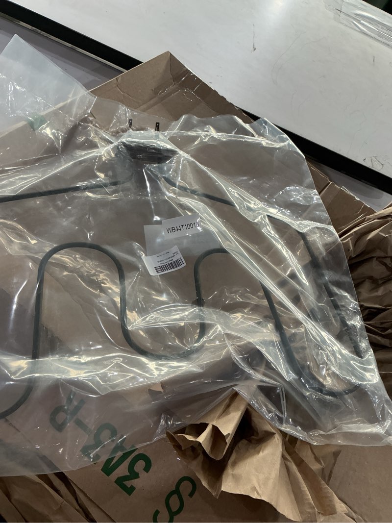 Condition photo showing Good Condition for wb44t10018 oven bake element for ge range oven stove, 3410w 240v, replacement part wb44t10025 lower bake heating unit element for general electric hotpoin rc kenmore ap2031003 ps249293