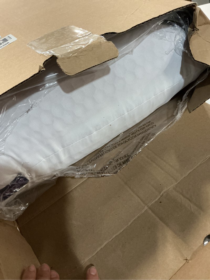 Condition photo showing Good Condition for purple harmony pillow – talalay latex foam cooling pillow for combo or side sleepers, 360º hex gelflex grid for no-pressure support and luxurious weightless feel - standard, medium feel, med height