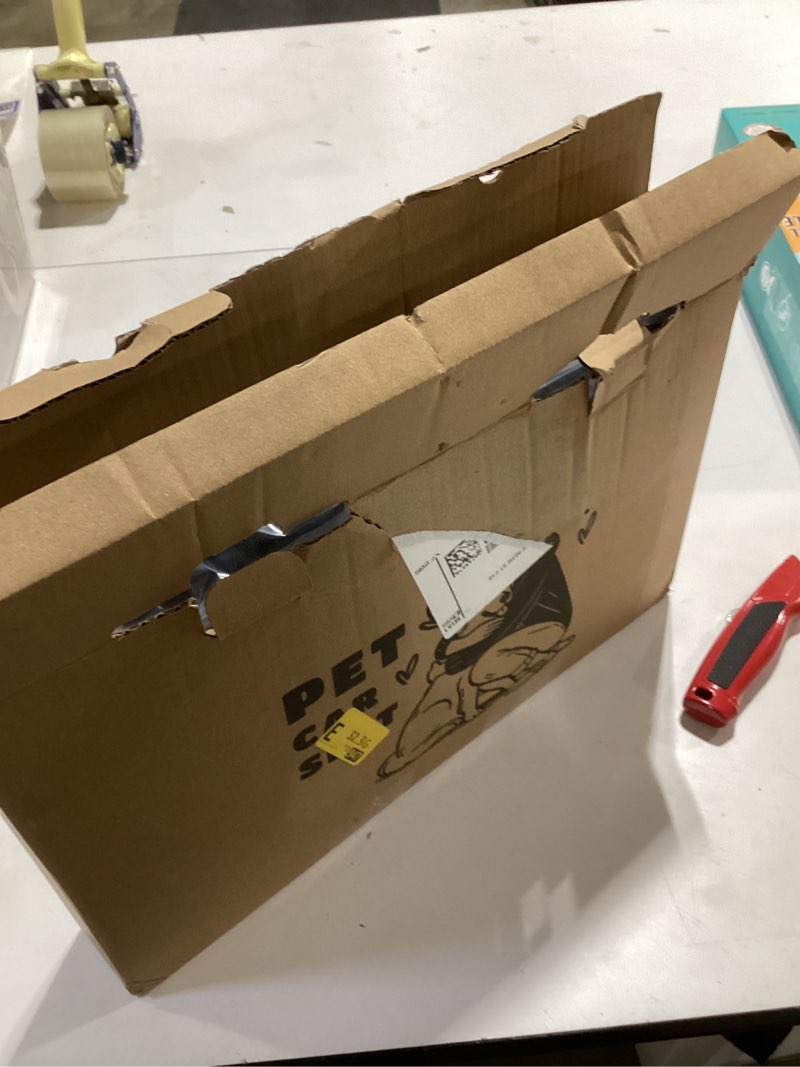 Condition photo showing New/Like New for Console Dog Car Seat for Small Dogs,Small Dog Booster Seat for Car Washable Foldable Puppy Car Seat with Safe Protection Hooks Adjustable Straps and Storage Pocket Pet Up to 15lbs Console-Grey