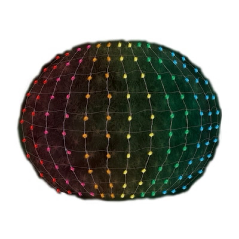 GE Color Effects 150 6-ft x 4-ft Color-changing Multicolor Christmas Net Lights Item #6029696 | Model #72433LO