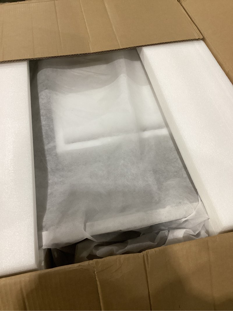 Condition photo showing As Is for Dcolora 30x22 Inch Drop In Kitchen Sink Workstation16 Gauge Stainless Steel Sinks Single Bowl Topmount, Round Corner 30"x22"x10, DC-T7745 Stainless Steel 30"x22"