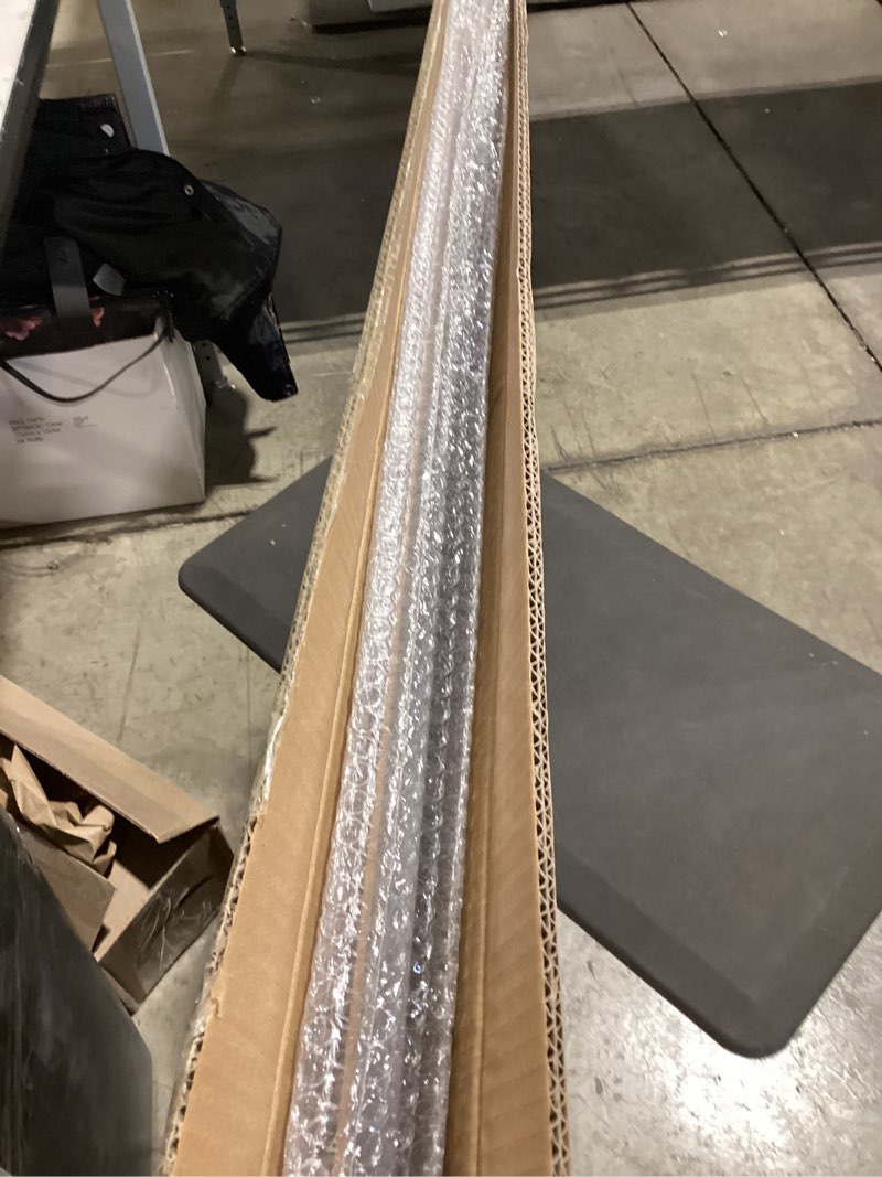 Condition photo showing New/Like New for Bulletin Board 40 x 30 Inch, Cork Board for Walls, Wood Framed Bulletin Boards with Grey Canvas, Wall Mounted Corkboard for Office School Home Decorative Black Frame With Gray Fabric 40" x 30"