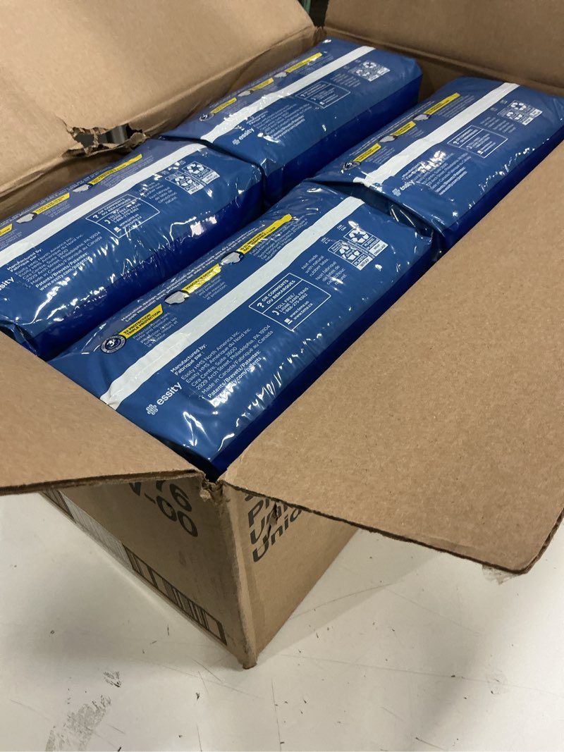 Condition photo showing New/Like New for (size:2xl)tena protective adult incontinence underwear for men, maximum, xxlarge, gray, disposable, 56 count (waist size 55in-66in) 2x-large 56