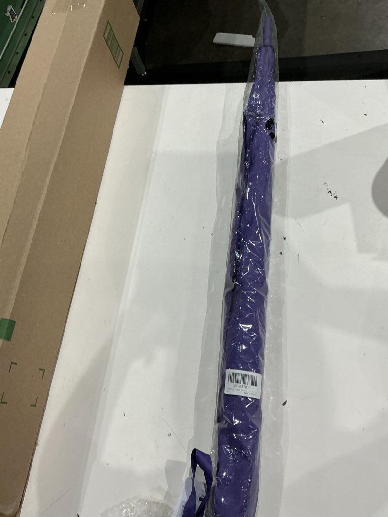 Condition photo showing New/Like New for rumbrella uv stick umbrella auto open upf 50+ with j hook handle 51in purple