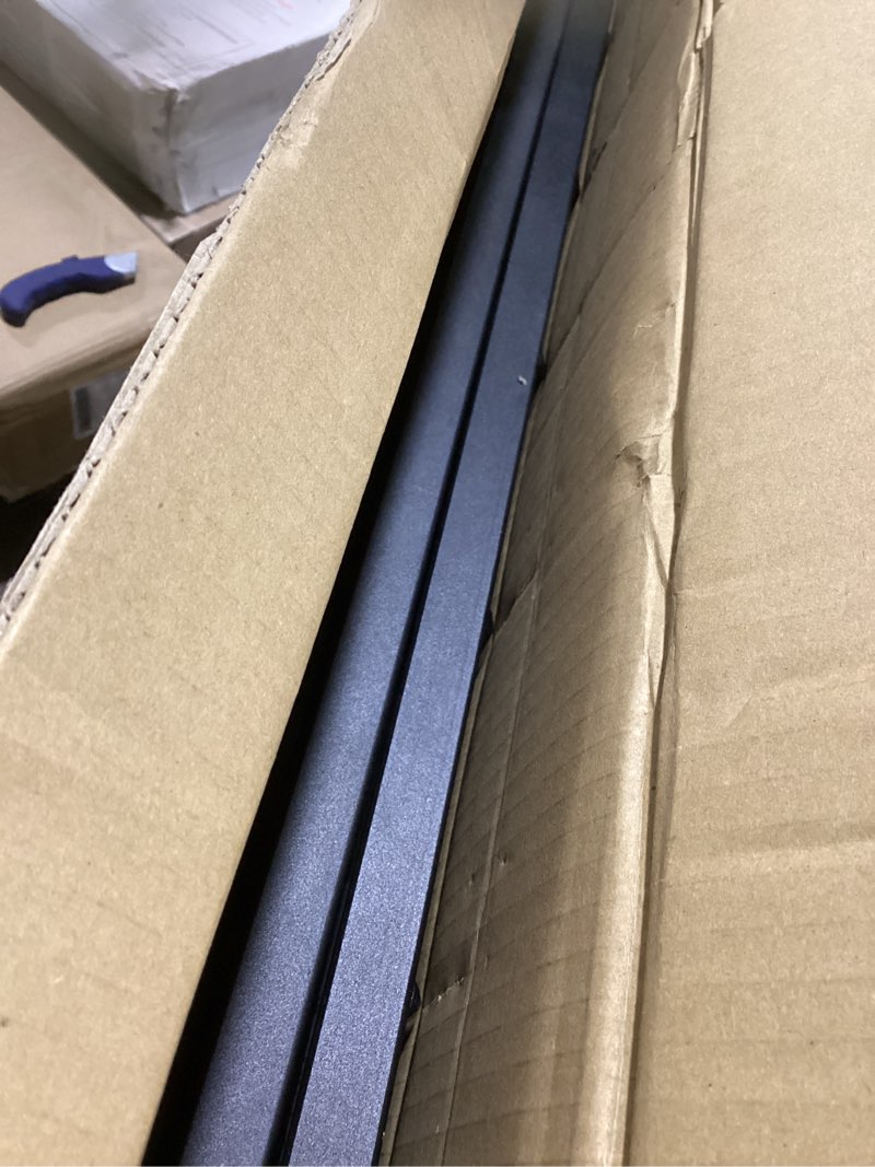 Condition photo showing As Is for Twin Bed Mattress Foundation Box Spring Replacement Heavy Duty Steel Slat Easy Assembly Noise-Free Twin Bed Frame Metal Platform Bed Frame?Black