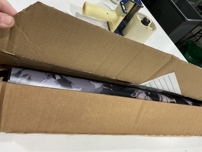 Condition photo showing Good Condition for trends international attack on titan: season 4 - key visual 1 wall poster, 22.375" x 34", premium unframed version premium unframed version 34"l x 22.4"w