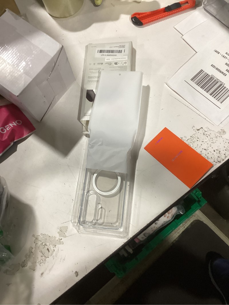 Condition photo showing As Is for torras strong magnetic & seamless stand for samsung galaxy s26 ultra case for magsafe, mil-grade drop protection, adjustable kickstand for samsung galaxy s26 ultra case, anti-yellowing diamond clear for galaxy s26 ultra clear