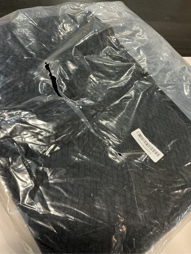 Condition photo showing Good Condition for Recliner Cushions for Long Sitting Foam Seat Cushion Soft Tufted Layer for Elderly Seniors, Recliner Chair, Floor Pillow, Office Chair, Car, No Pressure on Thighs, 20X20X3 Inch - Knitted Black