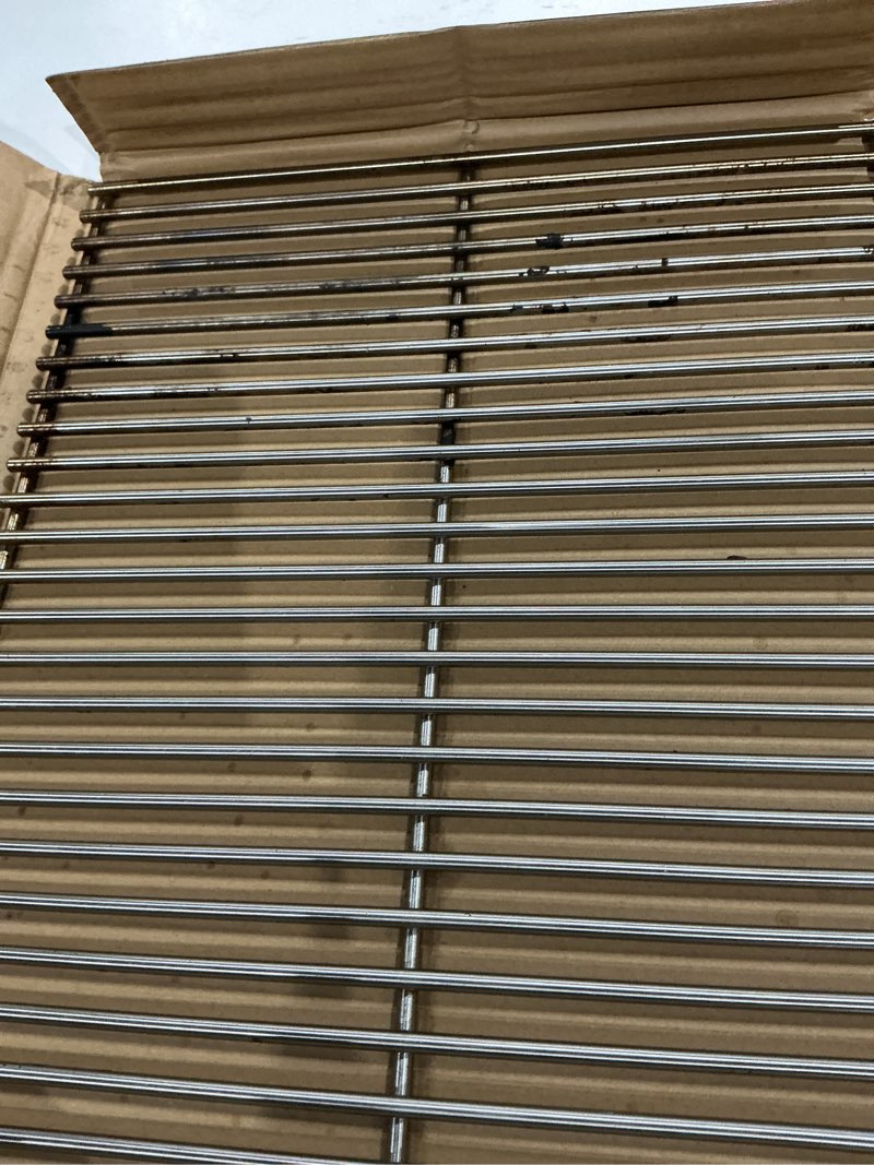 Condition photo showing As Is for s5421a (1-pack) 16 3/8 x 21 1/2 inch stainless steel cooking grid grates for charbroil 463722313, charbroil 463722314, charbroil 463742111,463722315 grill