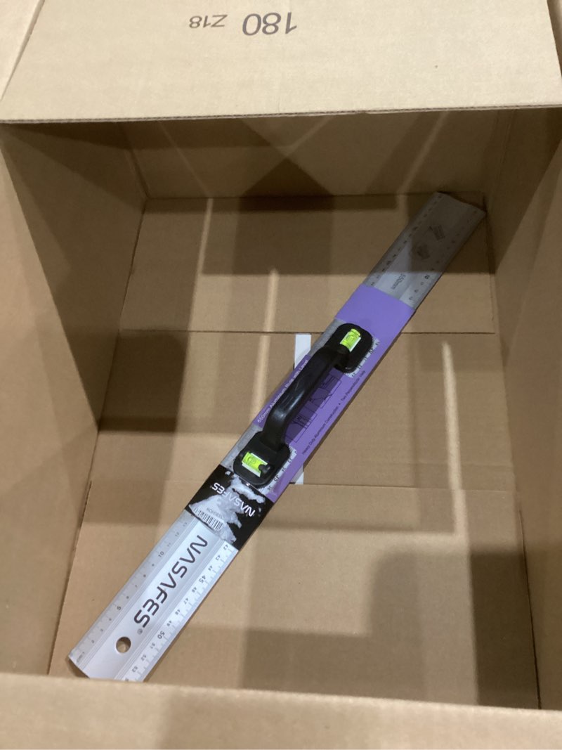 Condition photo showing Good Condition for Aluminum Straight Edge Ruler with Handle, The Only Centimeter Ruler with a Handle in The USA, Ideal Ruler for Cutting, Much Safer Because of The Handle. Easy to Use and Light Weight.