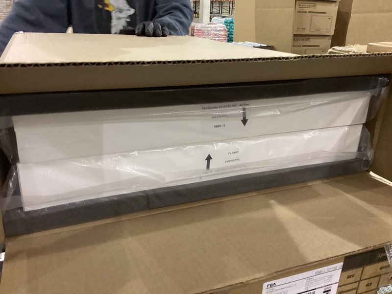 Condition photo showing New/Like New for 20x30x3 air Filter MERV 13 Pleated Air Filters Replacement Compatible with Zephyr VGF Series 20x30x3 Whole Home Return Air Grille Filter, 20x30x3 MERV 13 Air Filtration System 2Pack (2)