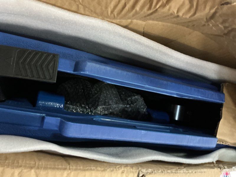 Condition photo showing Good Condition for orion motor tech master ball joint press kit, 23pc ball joint press & u joint removal kit with sockets and universal adapters, heavy duty ball joint tool set blue c-frame with blue case