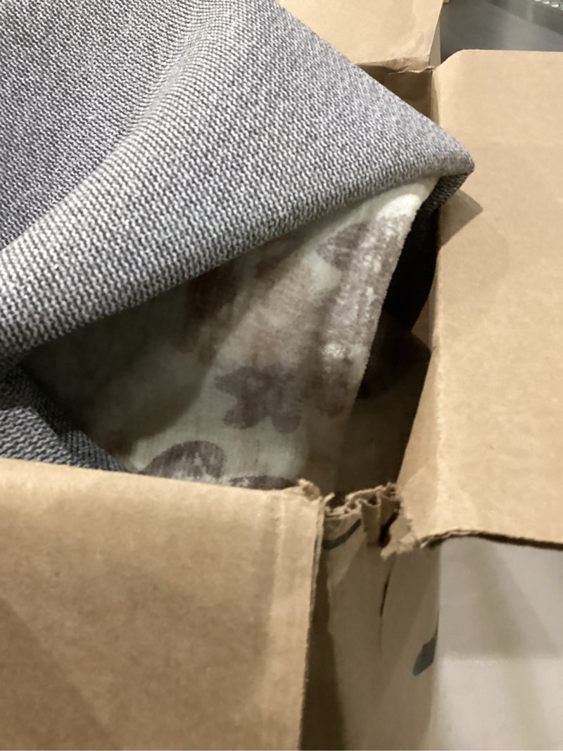 Condition photo showing As Is for Aoyaomi Rugs for Living Room 8x10 Rug, Washable Floral Boho Area Rug Non Slip Soft Low Pile Large Rugs for Bedroom Girls, Dining Room, Office, Kids Playroom(8'x10', Floral Beige) Floral Beige 8' x 10' (Rectangular)