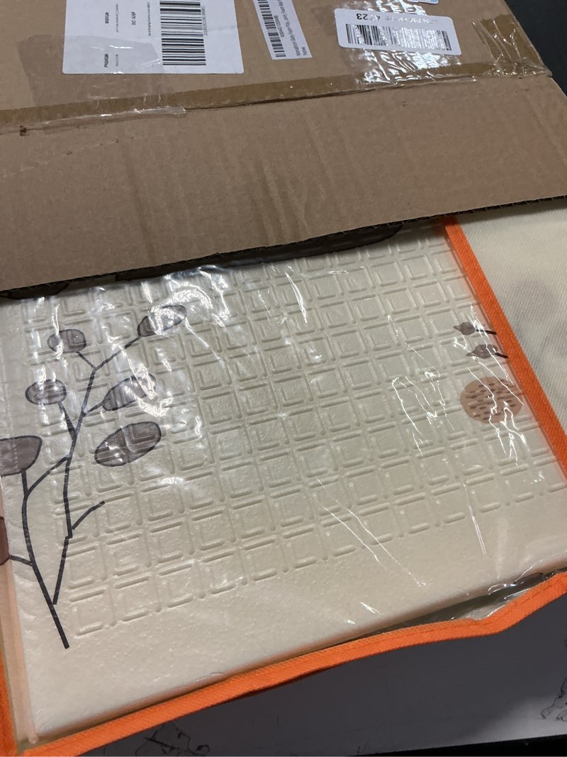 Condition photo showing New/Like New for Baby Floor Play Mat Foldable 70.9" x 47.2" x 0.4", Non-Slip Waterproof Foam Play Mat for Kids, Toddlers and Babies, Reversible Design - Forest and City Streets Theme, Easy Storage and Travel Magic Forest/Autumn Streets