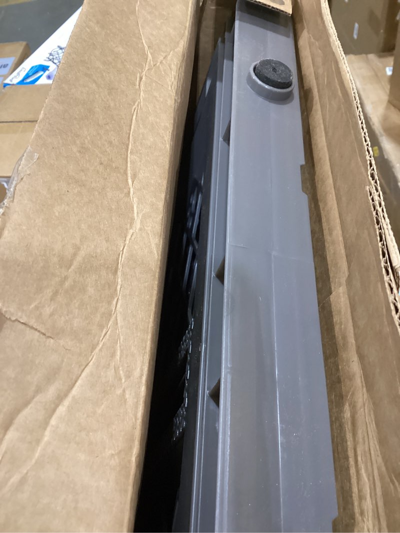 Condition photo showing Good Condition for mypet north states paws portable pet gate: 26-40" wide. pressure mount. no tools needed. made in usa, 23" tall, expandable, durable dog gates for doorways, fieldstone gray